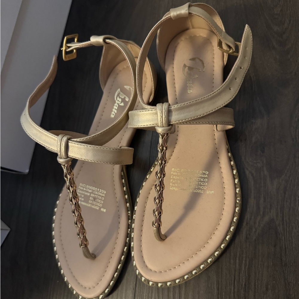 Gold Women's Sandals